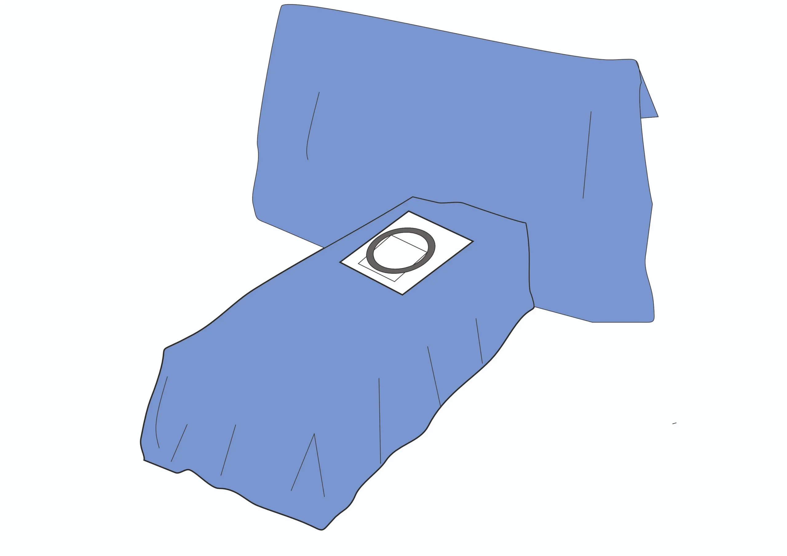 CESAREAN DRAPE with ADHESIVE APERTURE POUCH.jpg scaled