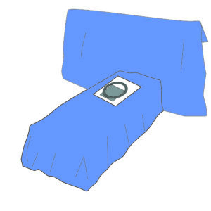 CESAREAN DRAPE with INCISE POUCH