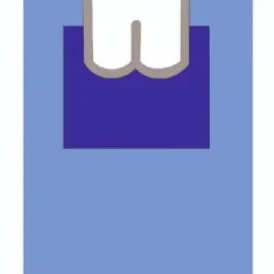 BILATERAL ADHESIVE SPLIT DRAPE